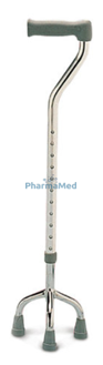 Image de Canne quadripode base large 74-100cm